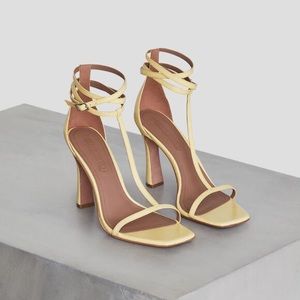 BCBG MAXAZRIA Ina Limelight Leather Sandal